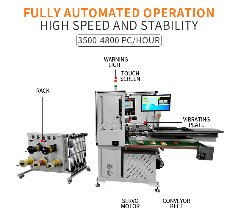 TR-TC06 Fully Automatic Cutting Stripping Tapping Terminal Crimping Machine — detail 1