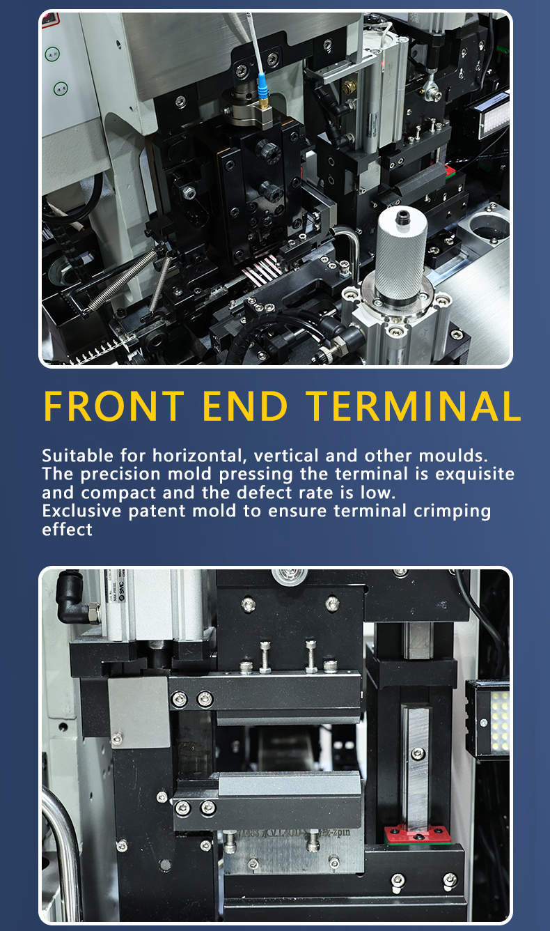 TR-13Z Fully Automatic High-speed Double-head Insert Plastic Shell Tin Dipping Machine — detail 7