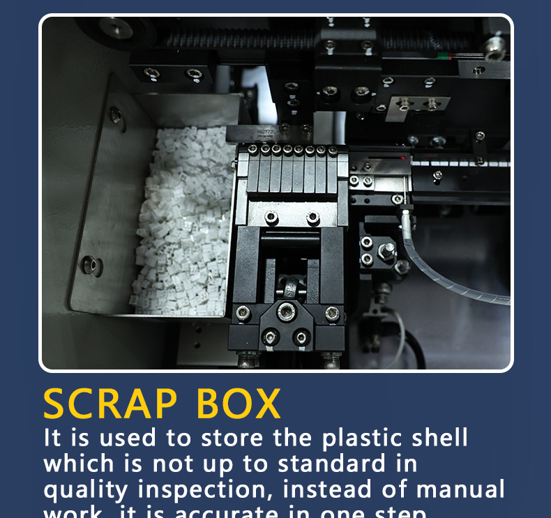 TR-13Z Fully Automatic High-speed Double-head Insert Plastic Shell Tin Dipping Machine — detail 10