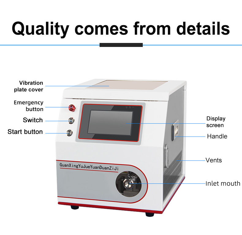TR-GD17 Semi-Auto Tube Type Pre-insulated Terminal Crimping Machine — detail 2