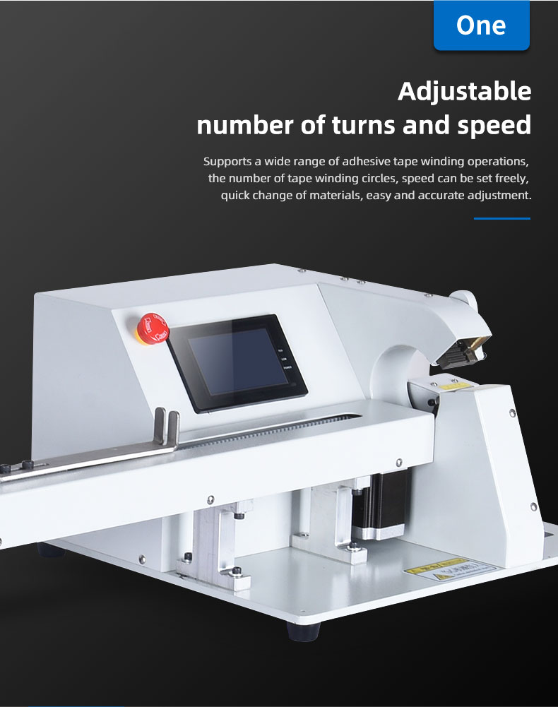 TR-LX1050 Semi-auto Long Wire Point Tape Winding Machine — detail 6