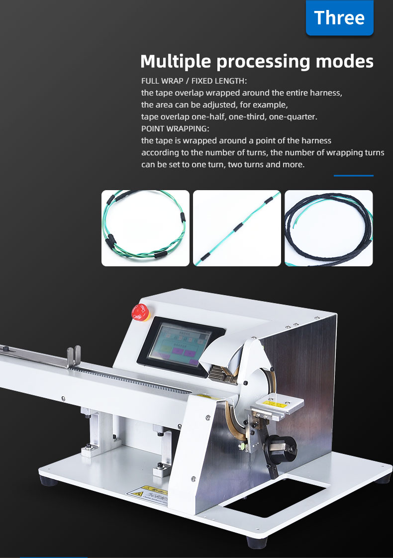 TR-LX1050 Semi-auto Long Wire Point Tape Winding Machine — detail 8
