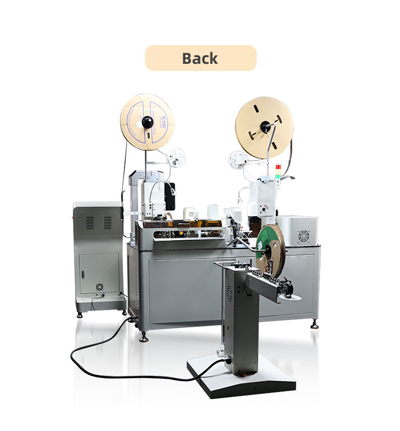 TR-DM02 Double-head Double-piercing Inserting Number Tube Punching Terminal Crimping Machine — detail 13