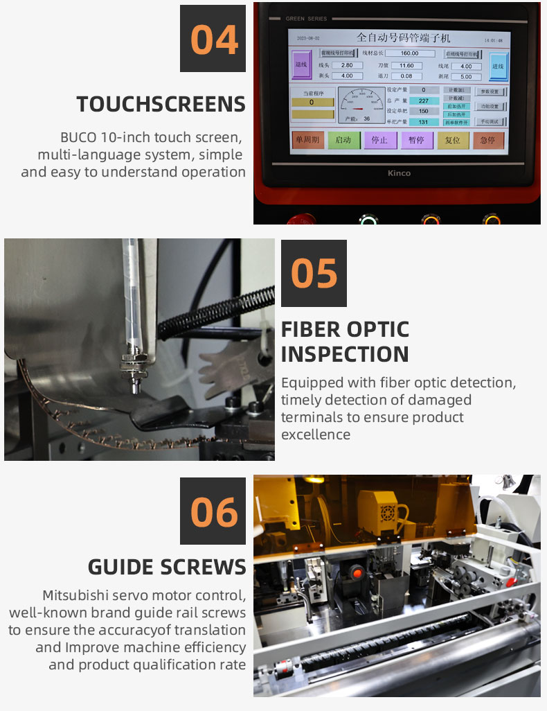 TR-DM02 Double-head Double-piercing Inserting Number Tube Punching Terminal Crimping Machine — detail 6