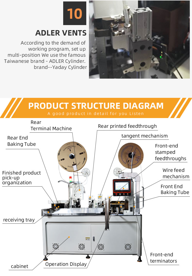 TR-DM02 Double-head Double-piercing Inserting Number Tube Punching Terminal Crimping Machine — detail 8