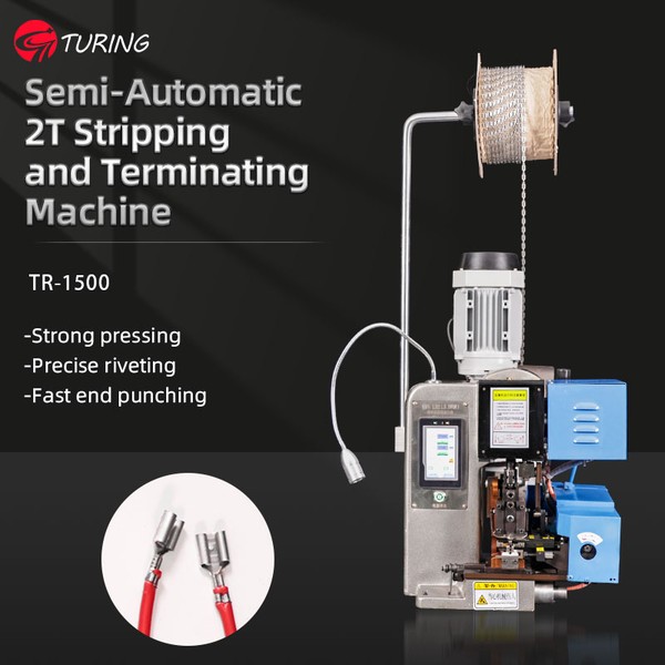 TR-BD01 Semi-Automatic 2.0T Stripping And Terminal Crimping Machine