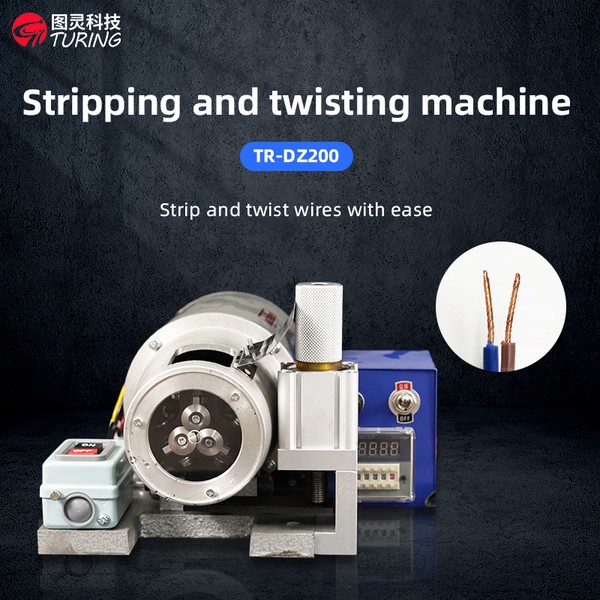 TR-DZ200 Semi-auto Wire Stripping And Twisting Machine