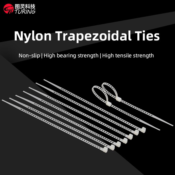 TR-T25 Cable Wire Harness Packing Material Nylon Trapezoidal Tie — product photo 1