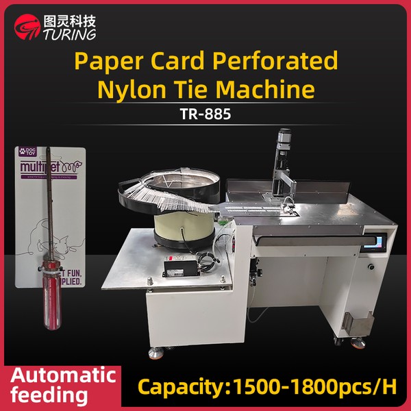TR-885 Desktop Nylon Cable Tie Tying Machine with Custom Inserting Hole