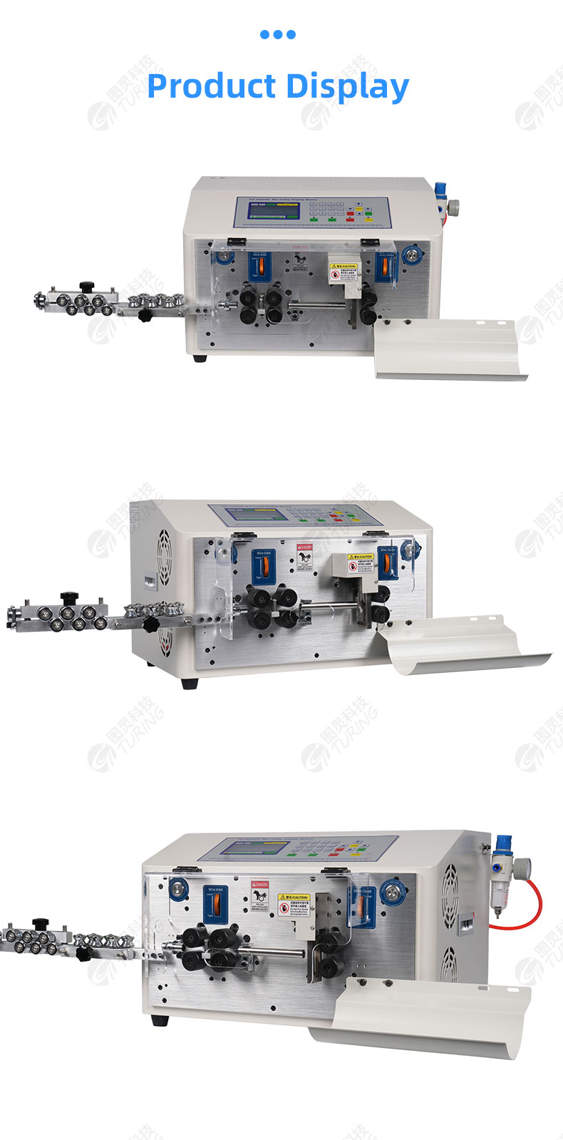 TR608-MAX1-6N Lift Wheel 6-wheel 25mm² Wire Stripping Machine — detail 8