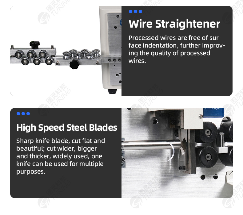 TR608-MAX1-8/N Lifting Wheel 8 Wheels 25mm² Wire Stripping Machine — detail 6