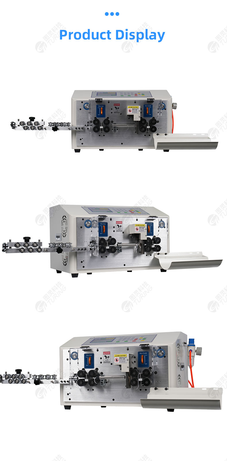 TR608-MAX1-8/N Lifting Wheel 8 Wheels 25mm² Wire Stripping Machine — detail 8