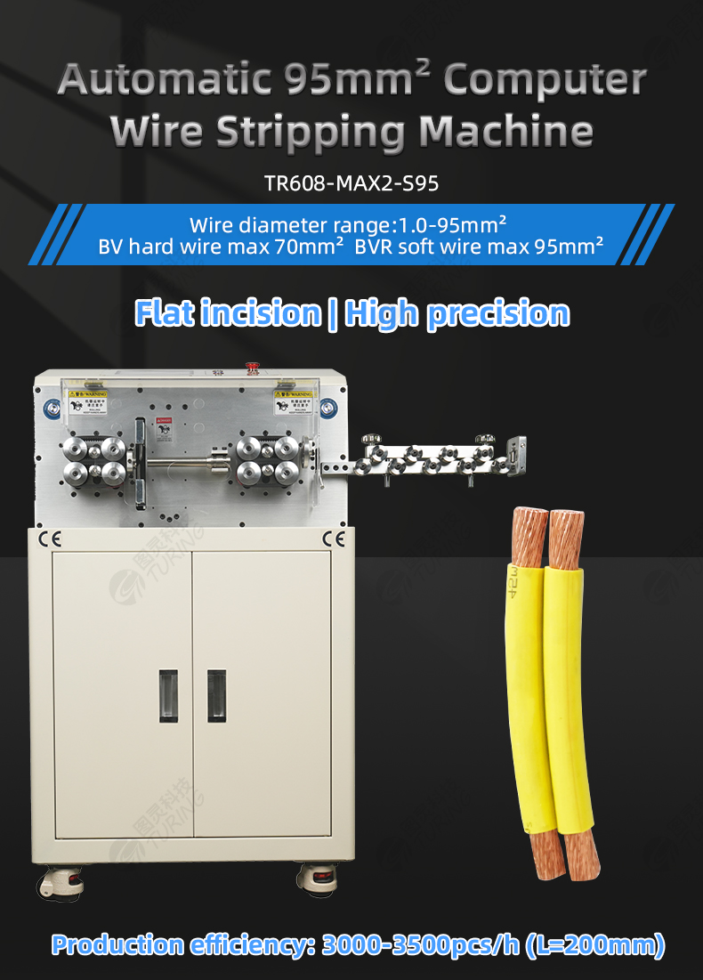 TR608-MAX2-S95 95mm² Computerized Wire Stripping Machine — detail 1