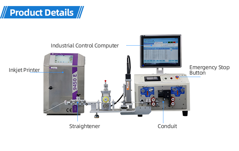 TR-1540PM Fully Automatic Computer-controlled Inkjet Marking And Wire Stripping Machine(Wire Stripping Range: 0.1-6 Mm²) — detail 8