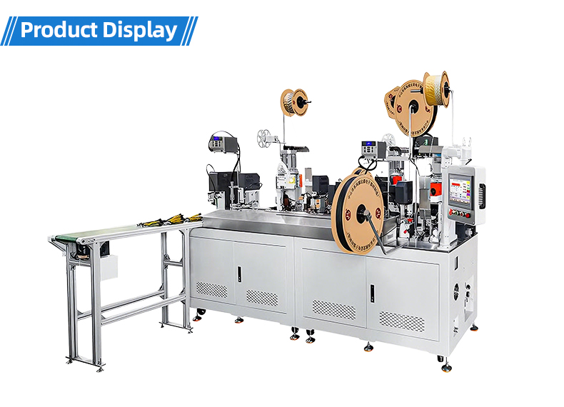 TR-HY03 Fully Automatic Double-Line Combined Press Three-Penetration Heat-Shrinkable Tube Machine — detail 10