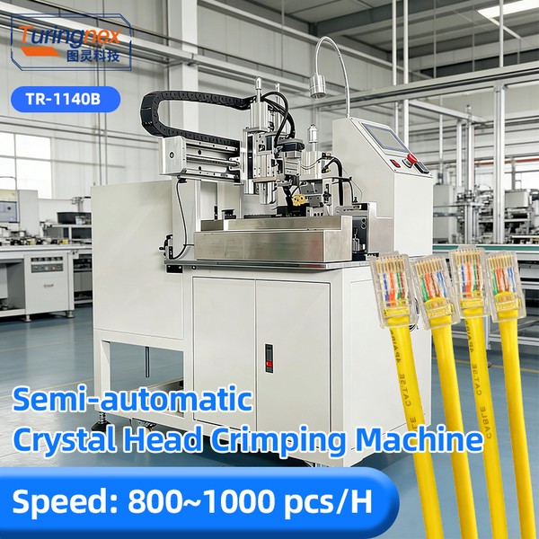 TR-1140B Semi-automatic Crystal Head Crimping Machine