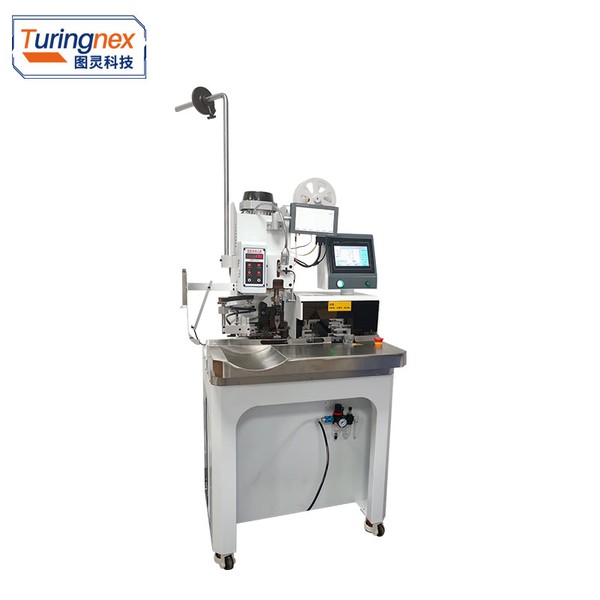 TR-028 Sheathed Wire Stripping & Terminal Crimping Machine — workshop