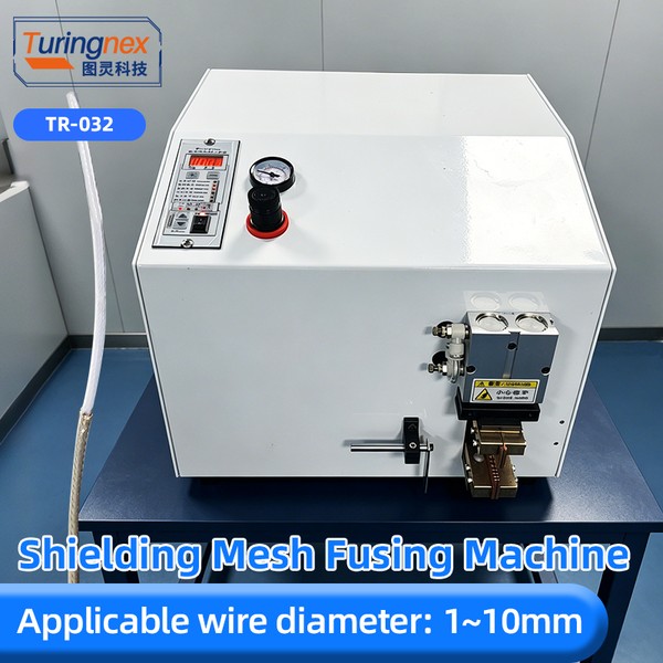 Shielded Mesh Brushing, Turning & Cutting Machine
