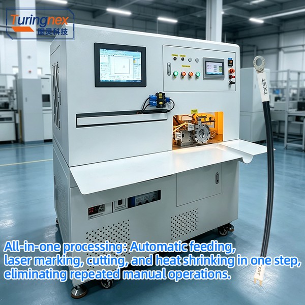 TR-JG03 Laser Marking Heat-Shrinkable Tube Sleeving Machine — applications