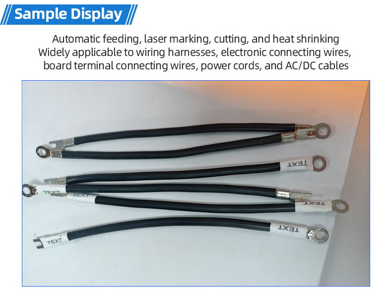 TR-JG03 Laser Marking Heat-Shrinkable Tube Sleeving Machine — detail 2
