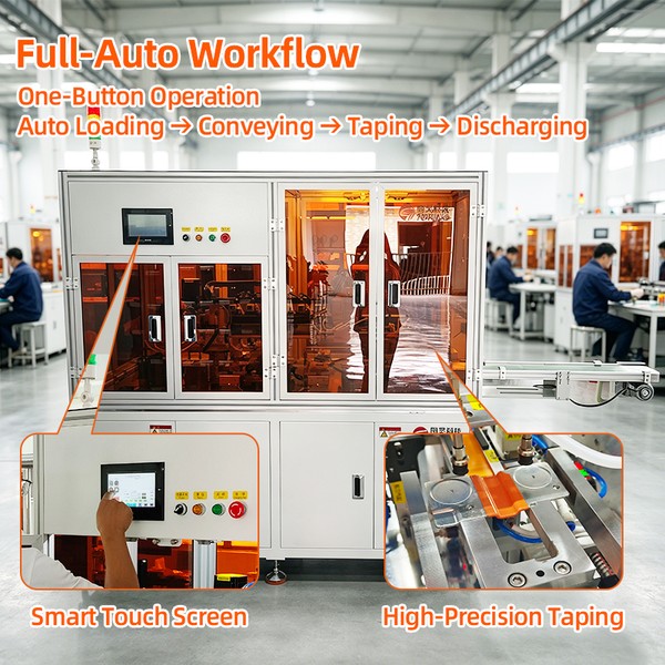 TR-KL02 Automatic Ceramic Chip Taping Machine — process detail