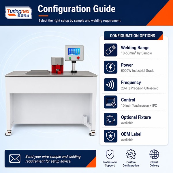 TR-206Z Desktop Ultrasonic Wire Harness Welding Machine — quality control