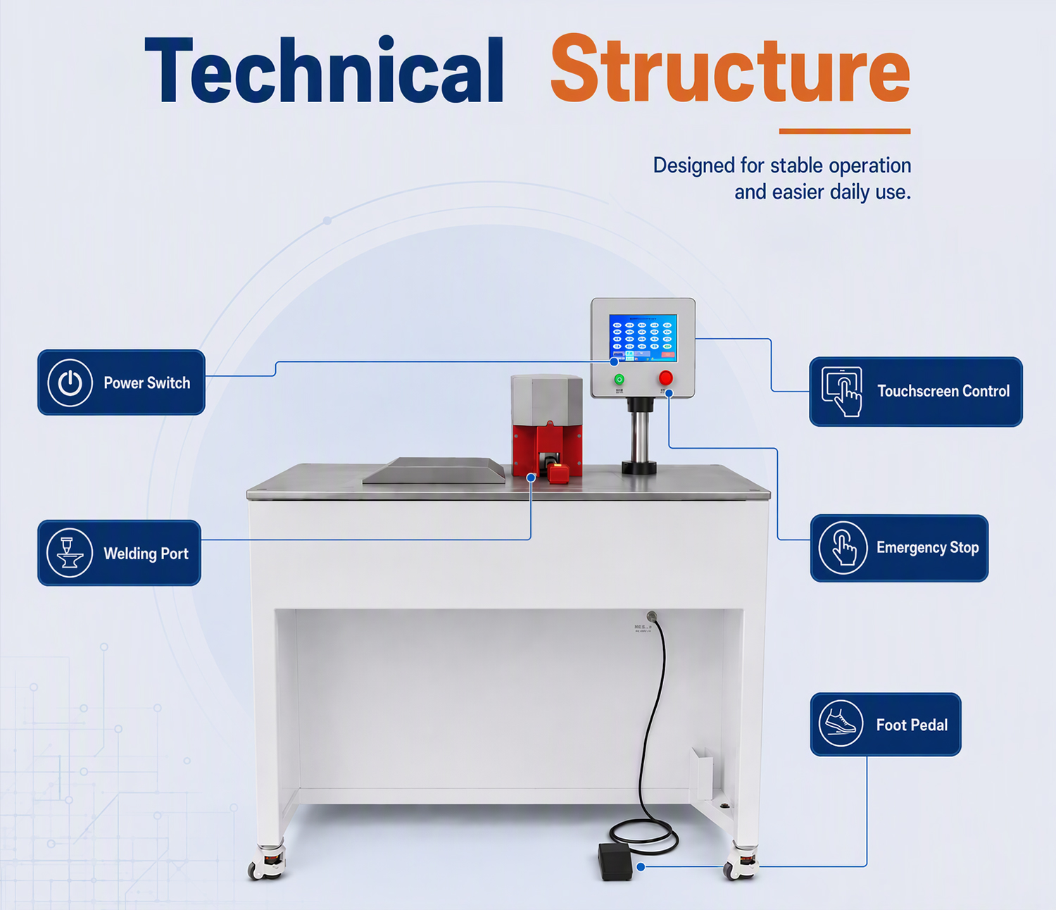 TR-206Z Desktop Ultrasonic Wire Harness Welding Machine — detail 4