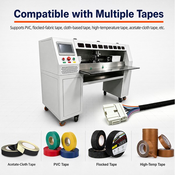 TR-850D Automatic Vertical Full-wrap Tape Wrapping Machine — quality control